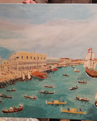 Quadro 60x80 olio su tela Venezia