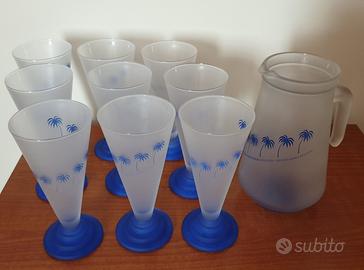 Set bicchieri e caraffa