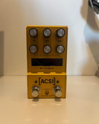 Pedale amp+cab sim per chitarra