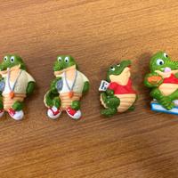 Lotto 4 COCCODRITTI con ventosa - Vintage.