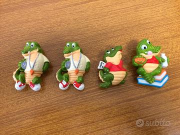 Lotto 4 COCCODRITTI con ventosa - Vintage.