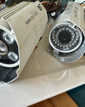 3 Telecamera sorveglianza analogica  funzionanti