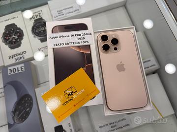 Apple iPhone 16 Pro 256GB - BATTERIA 100%