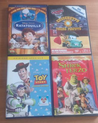 4 cartoni animati dvd
