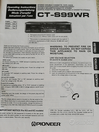 Manuale originale Pioneer