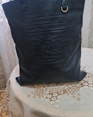 Borsa Tote Bvlgari"Collezione"" in pelle nera