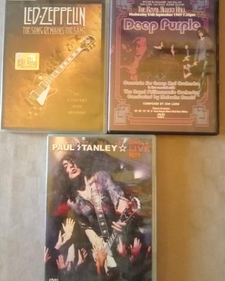 Led zeppelin/Deep purple/ Paul Stanley ( kiss) dvd