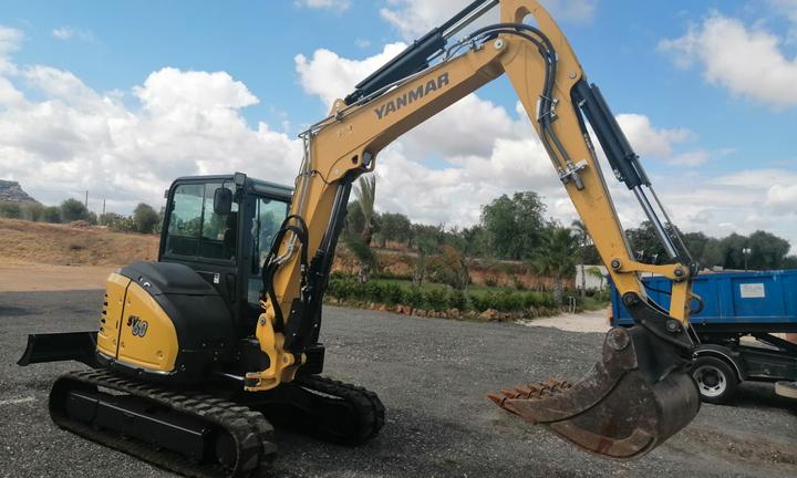 Mini escavatore Yanmar SV60 anno 2018 a Floridia