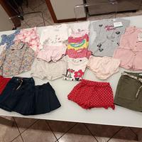 SUPER set bambina tg 74-80 cm estate