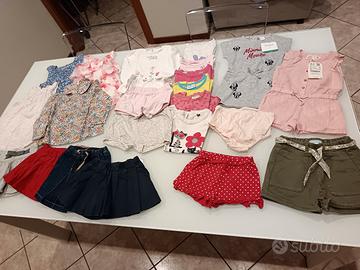 SUPER set bambina tg 74-80 cm estate