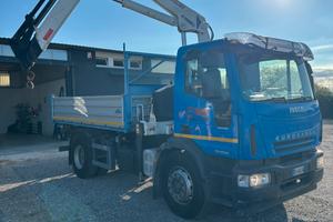 IVECO EUROCARGO 180/25 RIBALTABILE+GRU