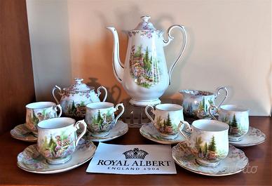 ROYAL ALBERT servizio caffè "Kentish Rokery" 1930