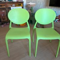 Coppia sedie orognali Scab design