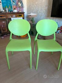 Coppia sedie orognali Scab design