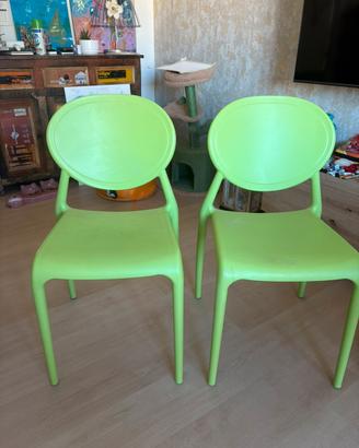 Coppia sedie orognali Scab design