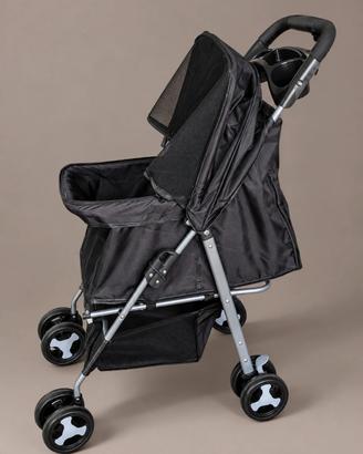 Passeggino per cani praticamente nuovo - nero