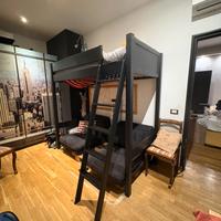 Letto singolo alto con scala maison du monde