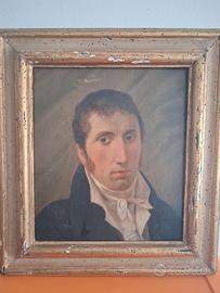 vecchio quadro olio