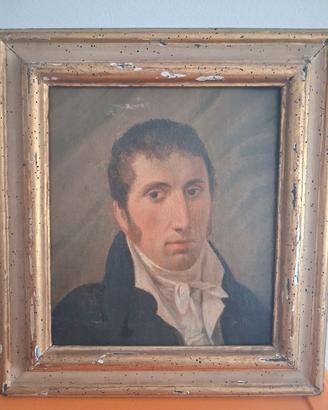 vecchio quadro olio