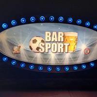 Insegna luminosa bar dello sport slot machine