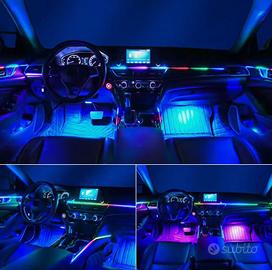 18 in 1 Led Acrilico Auto Luce Ambientale RGB