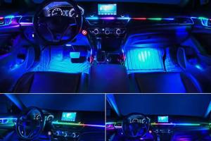 18 in 1 Led Acrilico Auto Luce Ambientale RGB