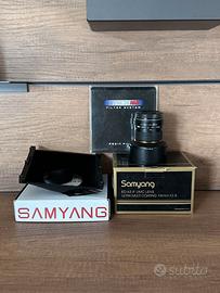 Samyang F2.8 Attacco Canon+ Filter Holder + filtro