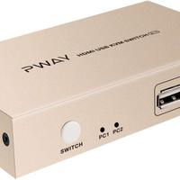 Hub KVM USB Switch (USB 2.0)