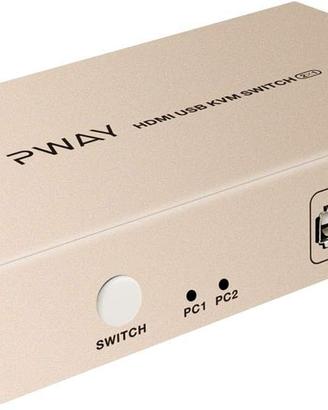 Hub KVM USB Switch (USB 2.0)