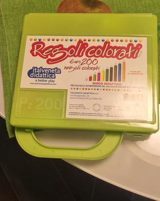 impara a contare regoli colorati 