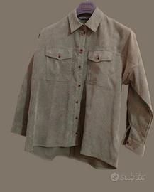 Camicia in velluto millerighe