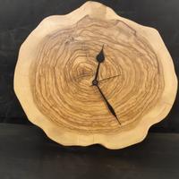 Legno di ulivo/olivo, orologio, taglieri, resina "