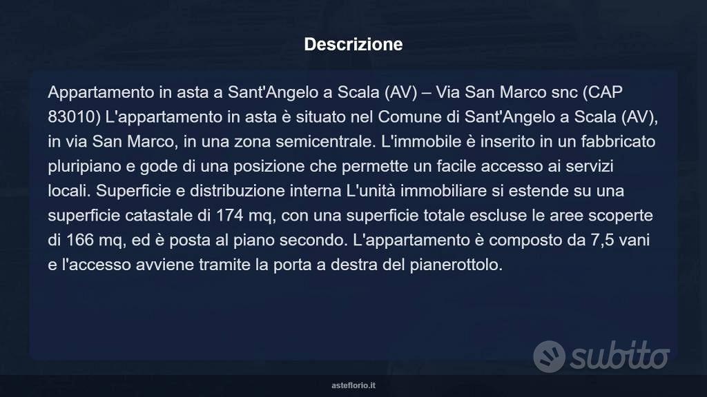 Appartamento – Sant'Angelo a Scala, Avellino - Altro