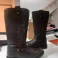 stivali in pelle bambina