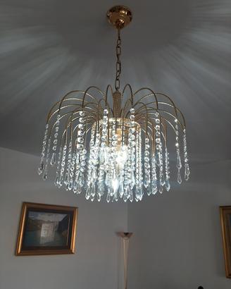 lampadario swarovski +piantana