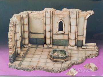 Rovine in gesso per diorama militare scala 1/35