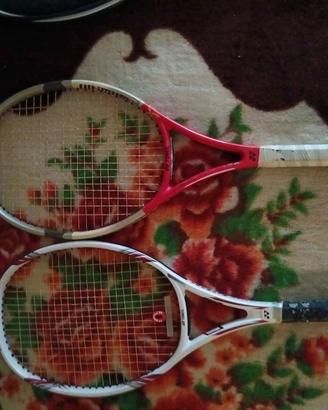 2 racchette yonexyama con corde buone