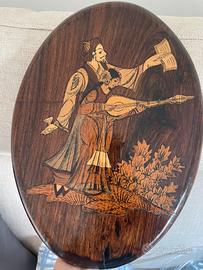 Quadro legno stile folkloristico