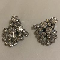 Orecchini vintage con brillantini