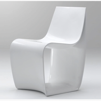 Sedia giardino MDF ITALIA model SIGN bianco lucido