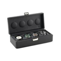 Scatola porta orologi nuova in vera pelle