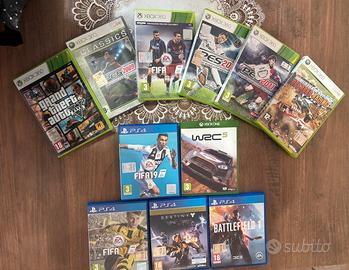 GIOCHI XBOX 360, XBOX ONE E PS4