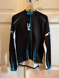 Maglia ciclismo B’Twin XC felpata taglia L