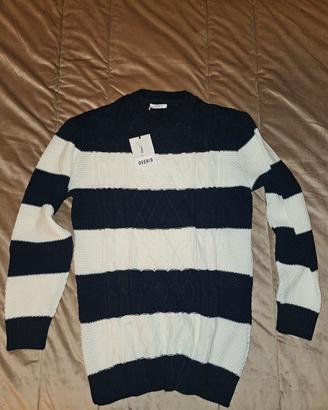 Maglione Girocollo a Righe per uomo