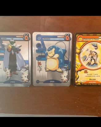 3 carte Dragon Ball GT foil e full art vecchie ed