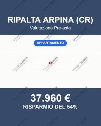 Immobile in asta di 98 m² con box auto a Ripalta A