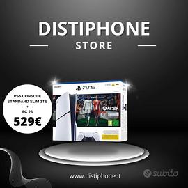 PS5 CONSOLE STANDARD SLIM + FC 26 - nuova