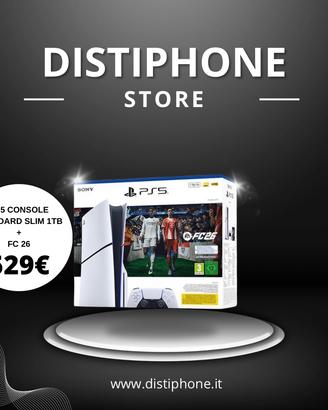 PS5 CONSOLE STANDARD SLIM + FC 26 - nuova