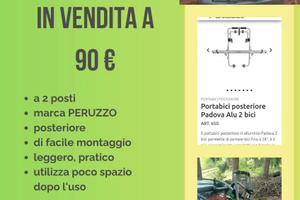 Portabici posteriore PERUZZO