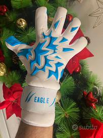  White&sSkyblu Goalkeper Gloves Lazio edition tg 7